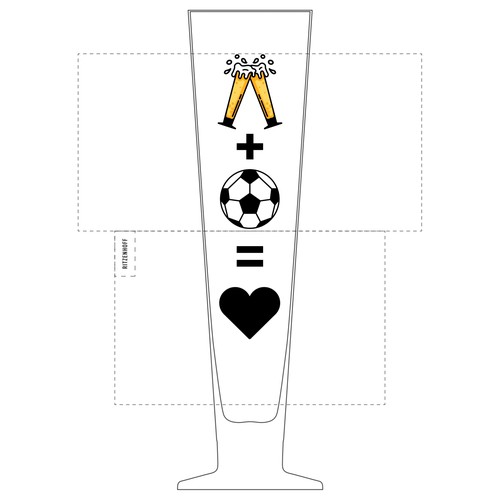 Drinking glasses for soccer