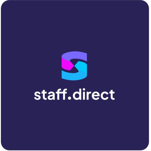 Logo concept for a recruitment agency and staffing agency