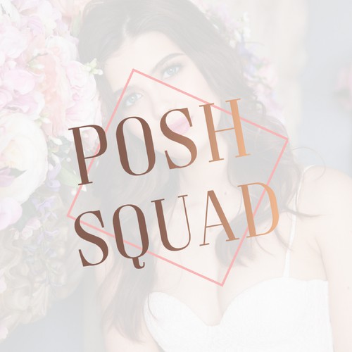 Posh logo design for a cosmetics brand