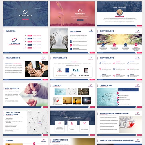 PowerPoint Template for Comuneco