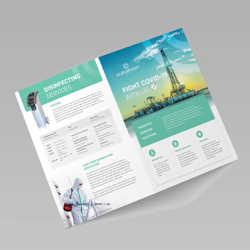 Brochure for oilfield company