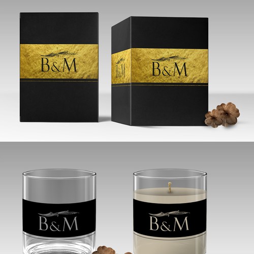 Create An Elegant Packaging Design for a New Line of Scented Candles