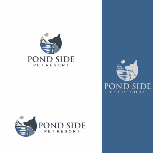 Logo design for Pond Side Pet Resort