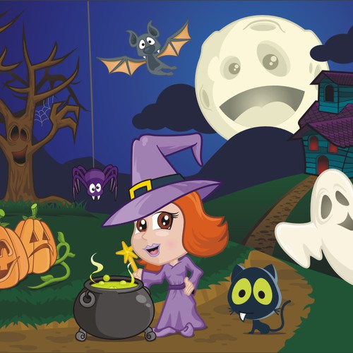 Halloween illustrations for Funsational