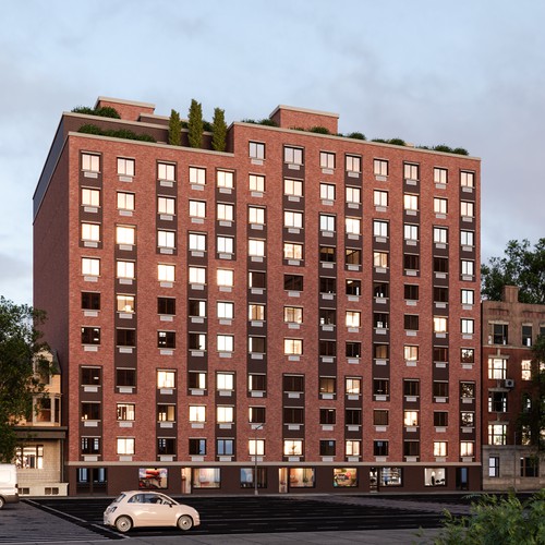 3d Render for Apartment Building in Brooklyn, NY