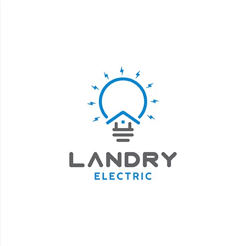 simple logo for a service electrical contractor