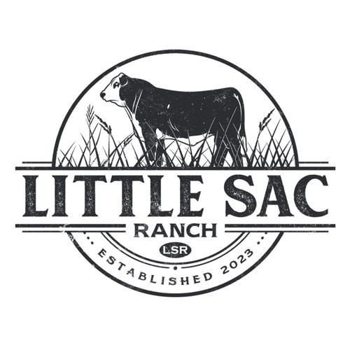 Vintage Logo For "Little Sac Ranch|"