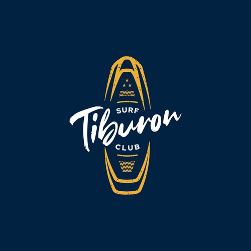 Logo concept for "Tiburon surf club"