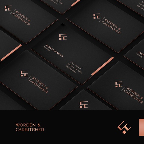 Law firm needs an updated brand with an old school feel in a modern way.