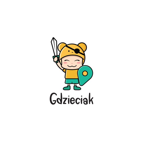 Gdzieciak - Logo for a childcare and entertainment business