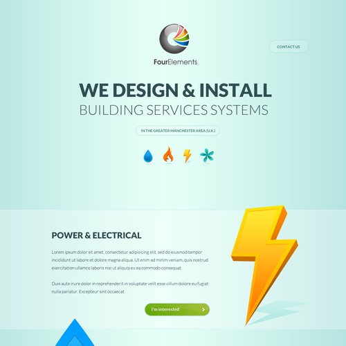 Website design concept