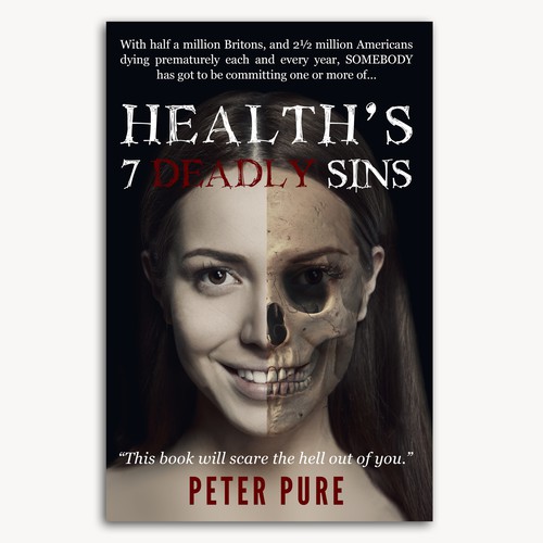 Horror themed cover for Health book