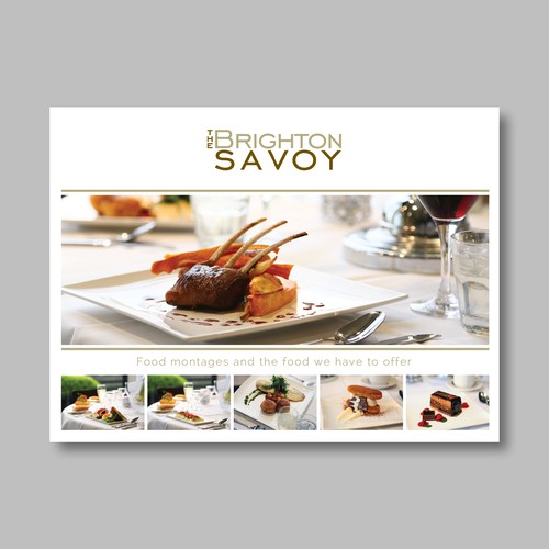 Food serving poster
