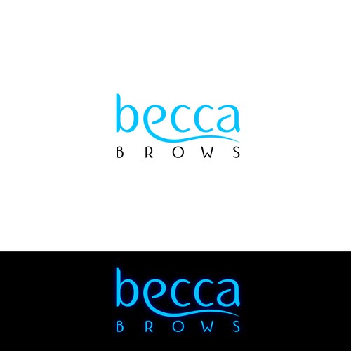 Becca brows - logo concept for Cosmetics & Beauty