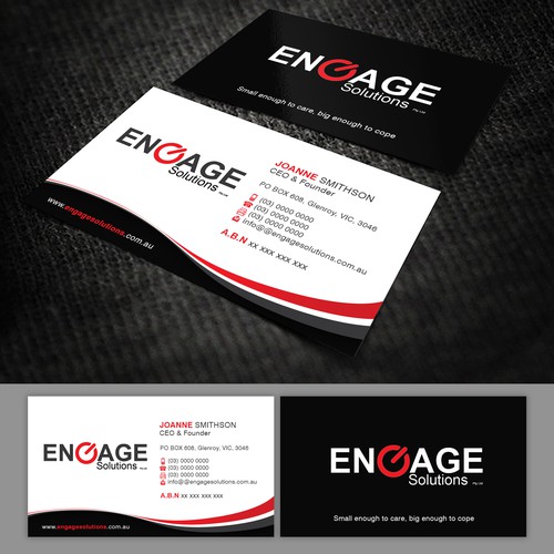 Business Card for Engage Solutions