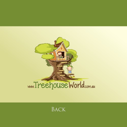 Create an eye catching logo that captures the wonder of a childs treehouse