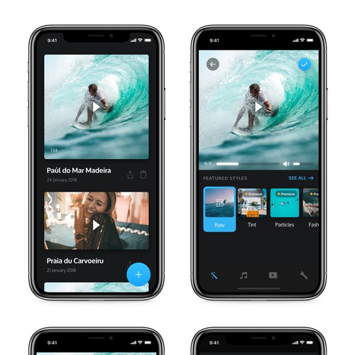 Music video app design 