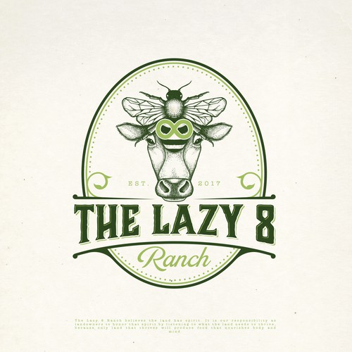 THE LAZY 8 RANCH LOGO DESIGN