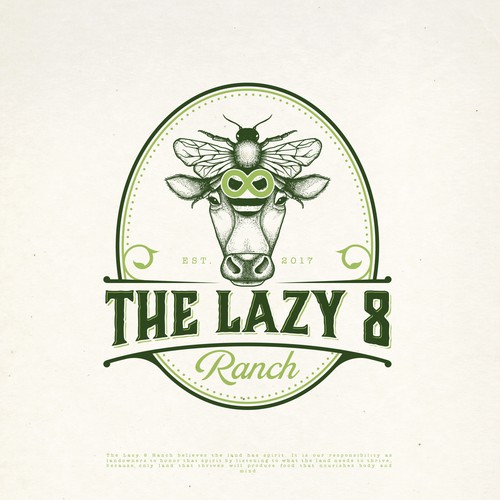 THE LAZY 8 RANCH LOGO DESIGN