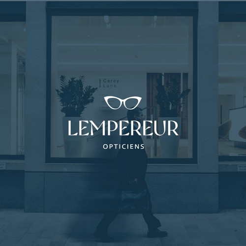 Elegant logo for an optician