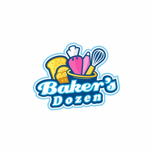 Fun Logo Concept for Baker's Dozen