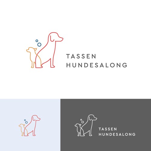 Minimalist Logo for a Dog Grooming Salon