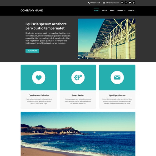 Help 99designs create modern web page templates (may award multiple winners)!