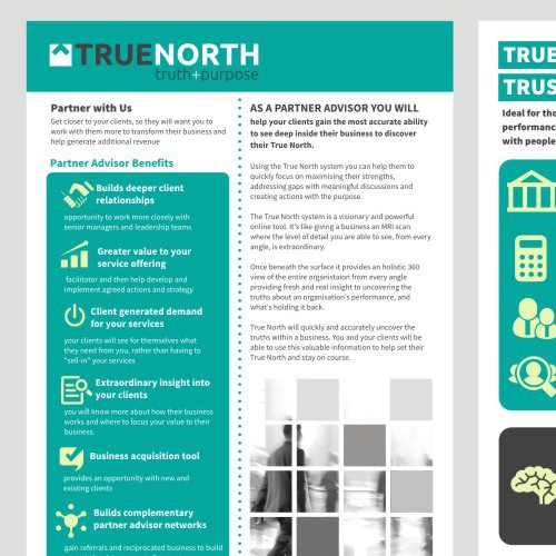 Create a Flyer for True North