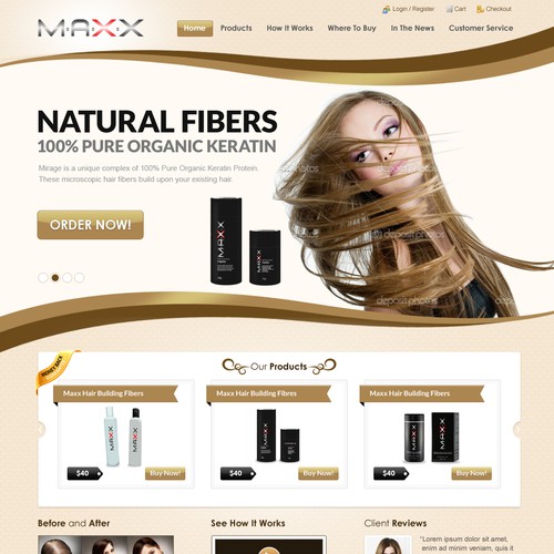 Help Maxx Boutique is company name - website is www.livetothemaxx.com with a new website design