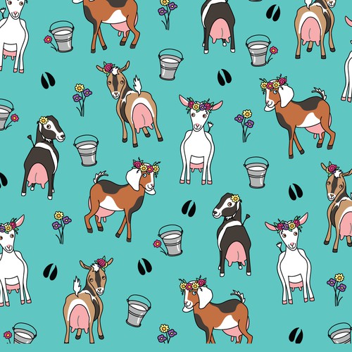 Pattern for headband to promote Dairy Goat Club