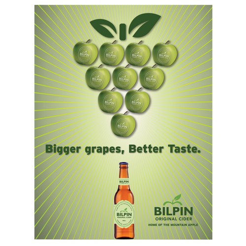 print or packaging design for Bilpin Cider Co