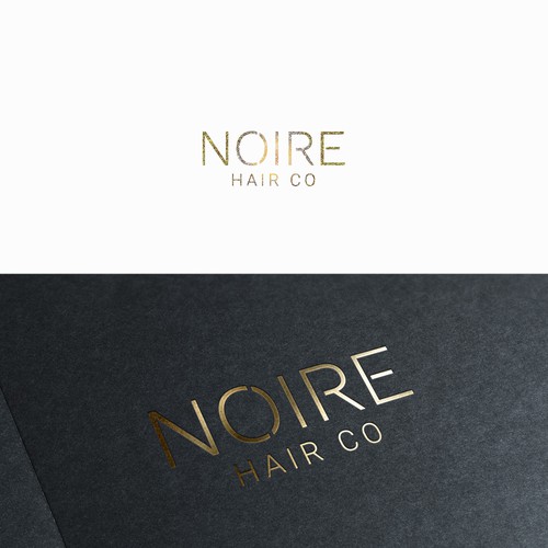 Elegant logo for hair company.