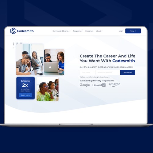 Codesmith – Homepage Design