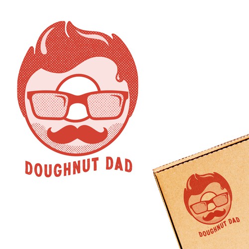 Doughnut Dad logo design.