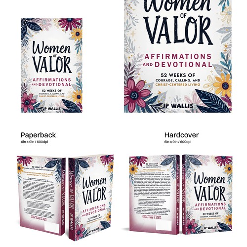 Women of Valor - Affirmations and Devotional Book Designs