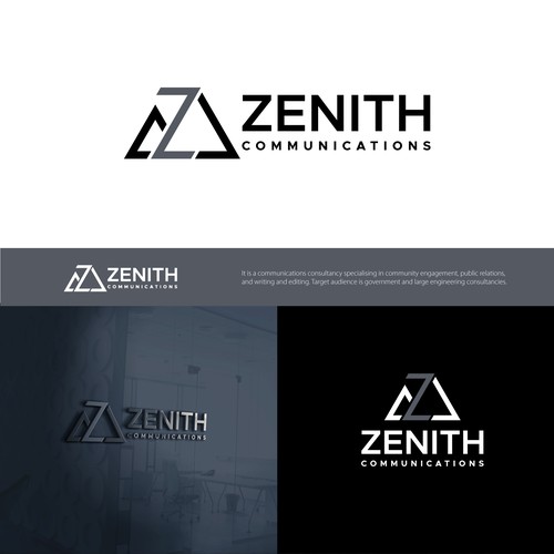 Logo and brand guide design contest for Zenith Communications.