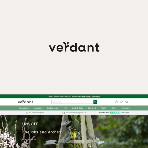 Logo for an online garden retailer