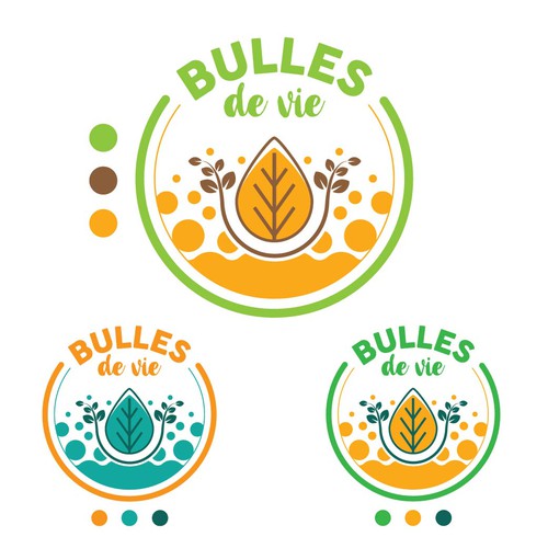 Logo Design Bulles de vie