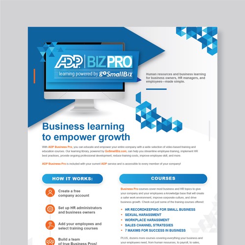 ADP Business Pro Flyer