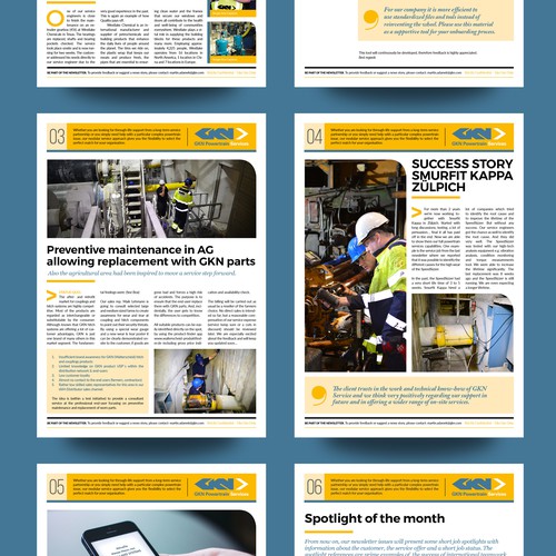 Newsletter Magazine Layout