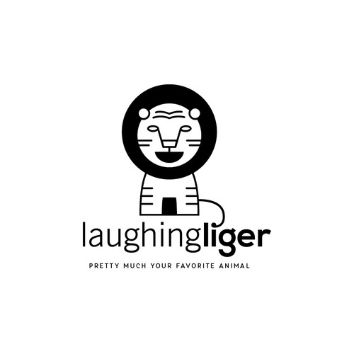 Laughing Liger (Lion+Tiger) Logo Contest