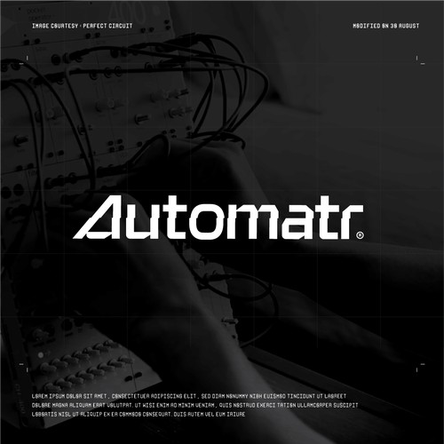 Automatr - Electronic Music Artist Logo Design