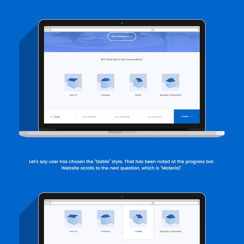 Landing page