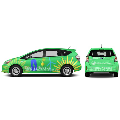 Prius Vehicle Wrap for EnergyMobile