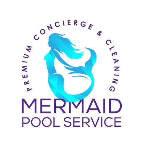 Modern logo for Pool Service company
