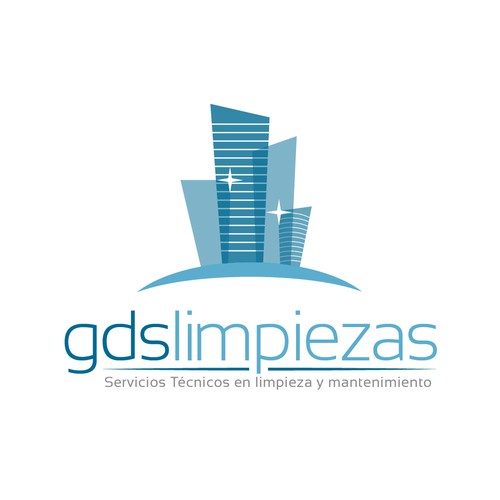 Logo para empresa de limpieza de edificios