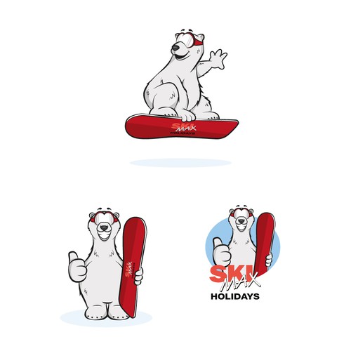 Mascota Ski Max