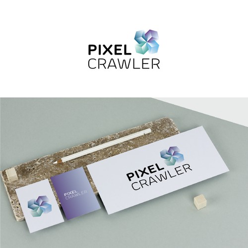 Pixel Crawler - Tech Logo