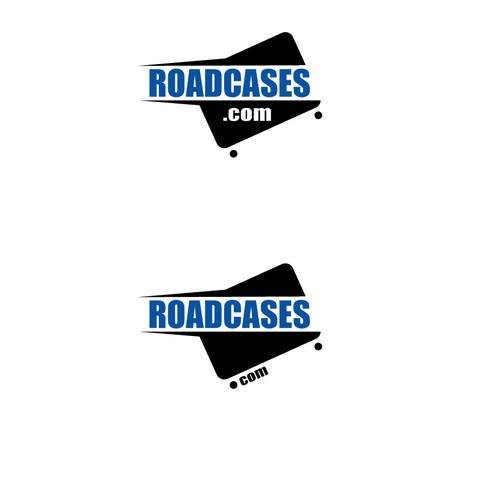 Bold logo for heavy duty wheeled cases for music instruments and electronics