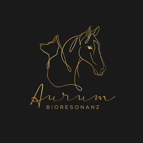 Aurum Bioresonanz- Logo Design